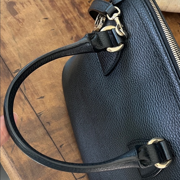 Gucci Black Satchel with Gold Accents - Picture 13 of 14